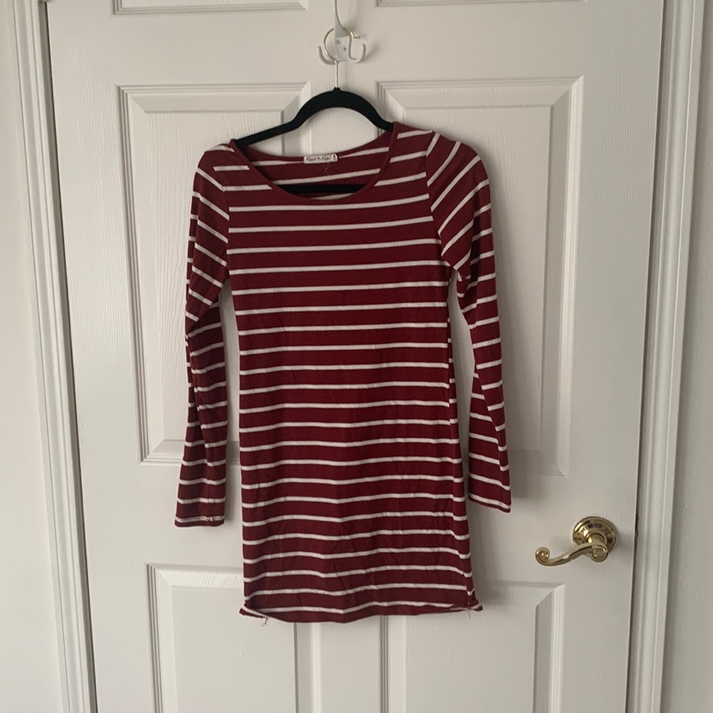 Stripped mini dress